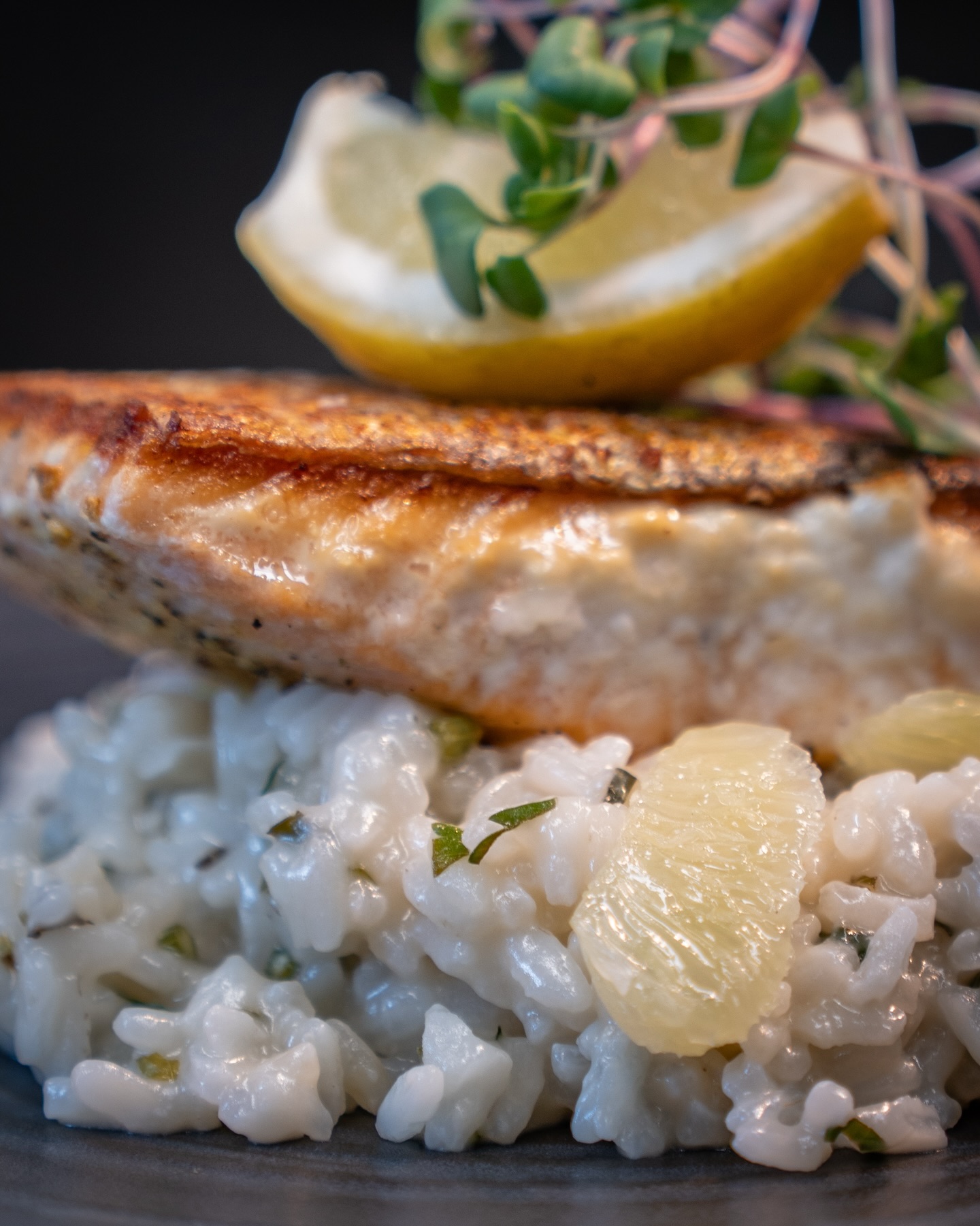 Lachsfilet auf Mojito-Risotto aus unserer aktuellen Wochenkarte! 🍣

#b3 #wattens #restaurant #menü #lachs11#b3, #wattens, #restaurant, #menü, #lachs
