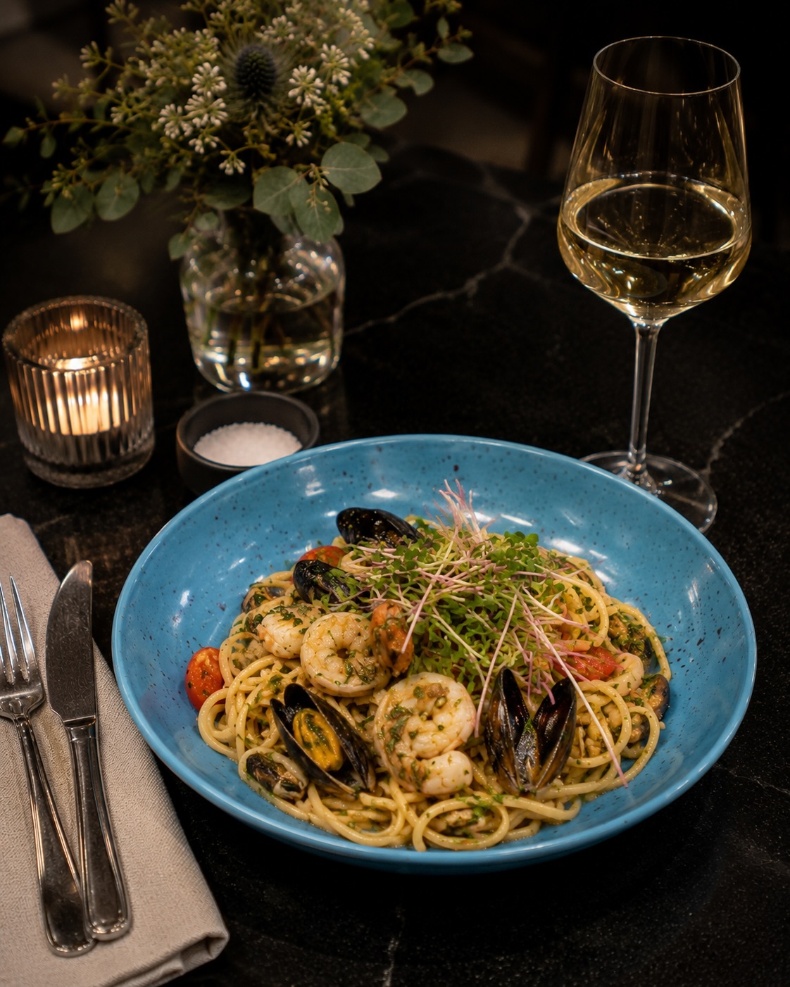 Meeresfrüchte-Pasta aus unserer aktuellen Wochenkarte! 🐙🦐🍝

#restaurant #menü #dinner #pasta #noodles12#restaurant, #menü, #dinner, #pasta, #noodles