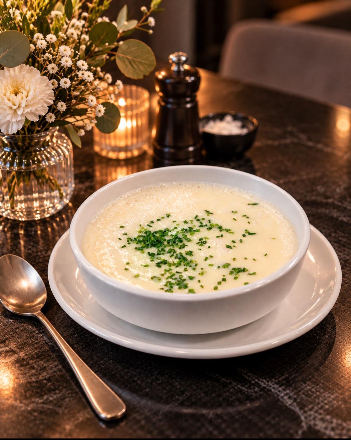 Apfel-Sellerie Schaumsuppe aus unserer aktuellen Wochenkarte! 🍎🥣

#restaurant #aperitiv #menü #soup #sellerie7#restaurant, #aperitiv, #menü, #soup, #sellerie