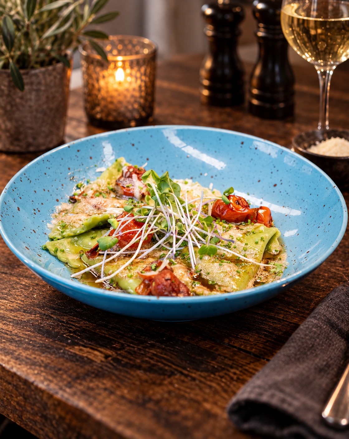 Schlutzkrapfen mit brauner Butter & Tomatenmarmelade aus unserer aktuellen Wochenkarte! 🥟🍅

#restaurant #menü #dinner #wattens #schlutzkrapfen4#restaurant, #menü, #dinner, #wattens, #schlutzkrapfen