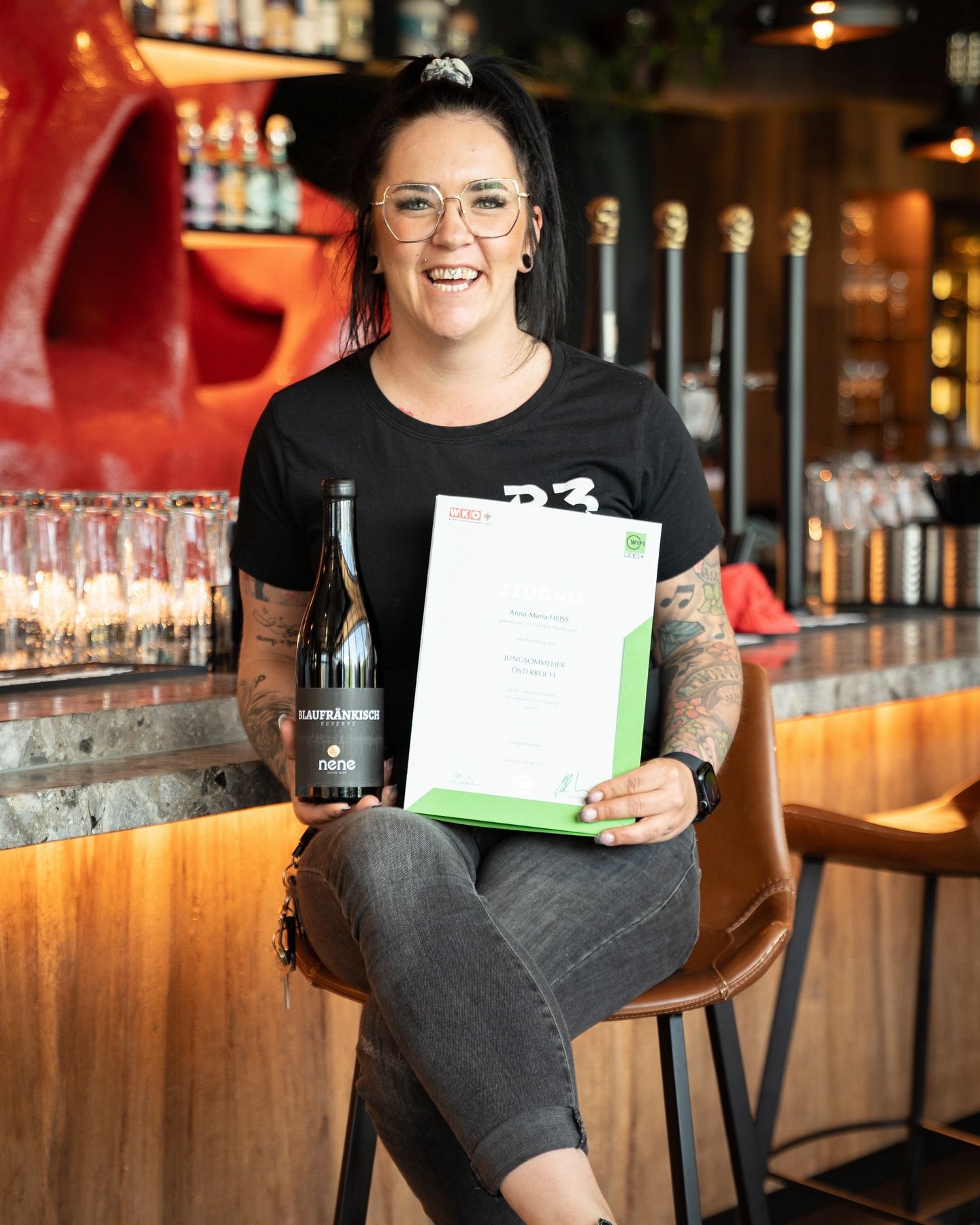 Wir gratulieren unserer Anna herzlich zum bestandenen Jungsommelier! 🥳🍷#b3 #wattens #restaurant #bar #lounge #food #foodlover #drinks #beer #wine #party #events #catering #foodporn #instafood #dinner #breakfast #lunch #delicious #yummy #coffee #cafe #tasty #cocktails #homemade #gastro #gastronomie #tirol #menü101#b3, #wattens, #restaurant, #bar, #lounge, #food, #foodlover, #drinks, #beer, #wine, #party, #events, #catering, #foodporn, #instafood, #dinner, #breakfast, #lunch, #delicious, #yummy, #coffee, #cafe, #tasty, #cocktails, #homemade, #gastro, #gastronomie, #tirol, #menü